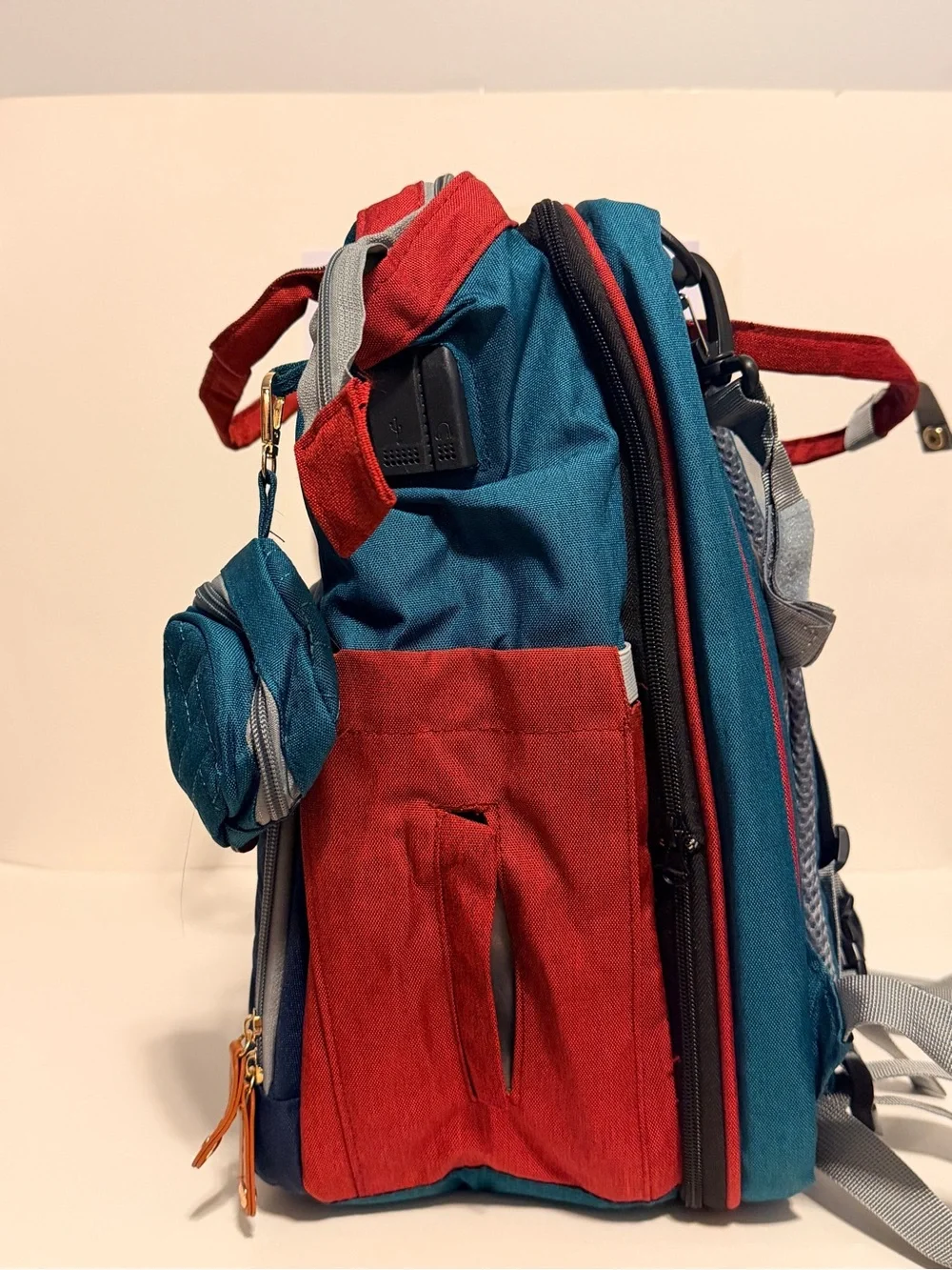 NWOT Jeryswet Good Mum Diaper Canvas Backpack